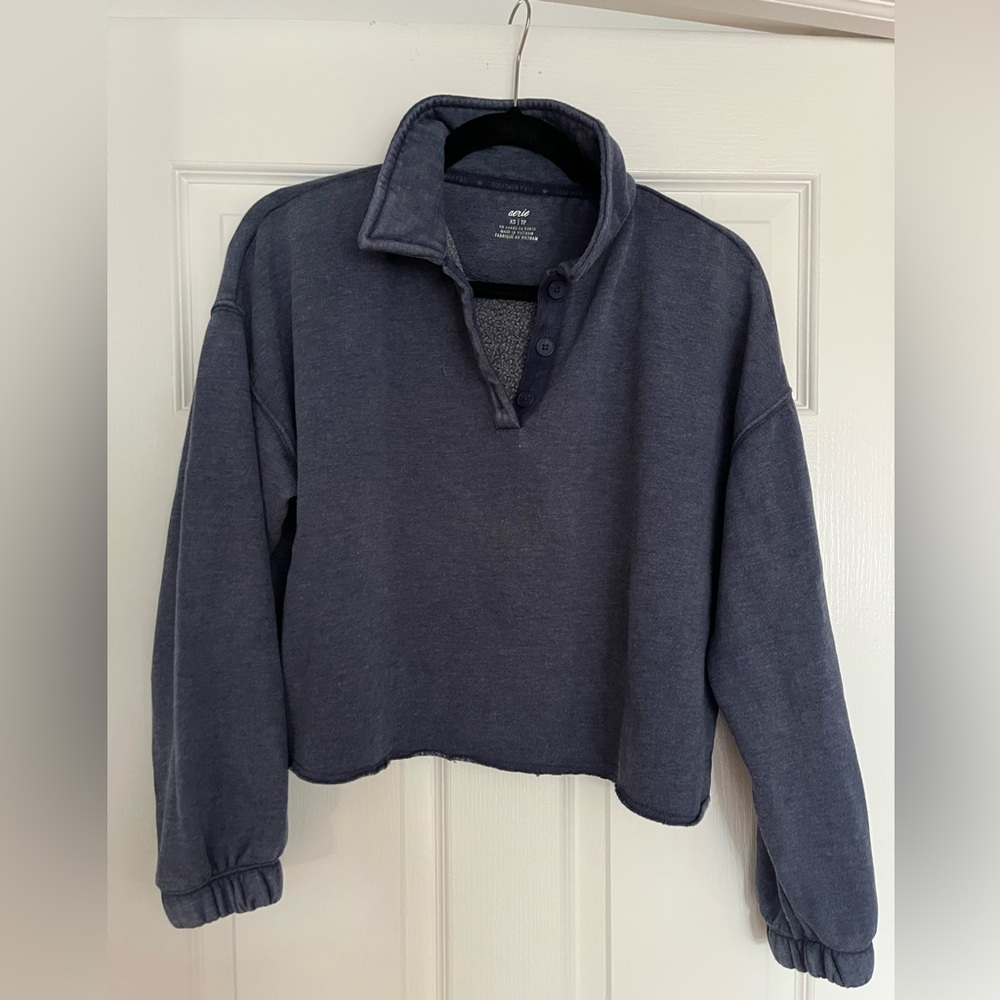Aerie Fleece-of-Mind Cropped Pullover